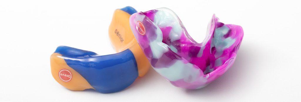 Colourful custom mouthguards